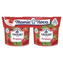 Mamie Nova, Yaourt gourmand à la fraise