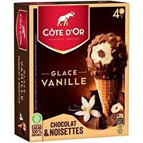 CÔTE D'OR Cônes vanille