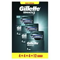 Gillette, Lames de rasoir  Match3  - Lot de 3 x 4