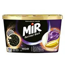 Mir, Lessive capsules black soin raviveur