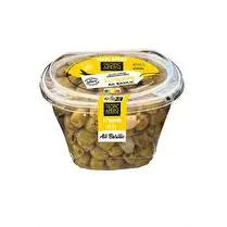 Tropic apéro, Olives à l'ail basilic à l'italienne denoyautées