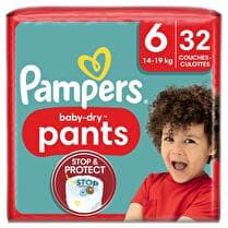 PAMPERS Culottes géant taille 6