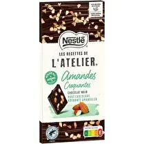 Nestlé, Chocolat noir amandes croquantes