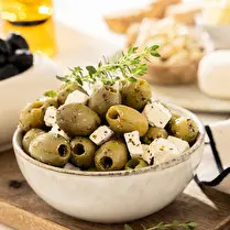 Sélectionné par nos pros, Olives et fromages frais