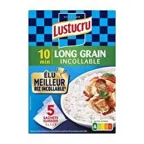 Lustucru, Riz étuvé 10min x 5