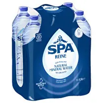 SPA, Eau minérale naturelle reine  - 6 x 1,5 l