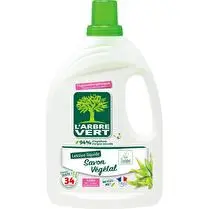 L'arbre vert, Lessive liquide savon végétal écolabel