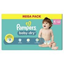 PAMPERS Couches méga taille 4