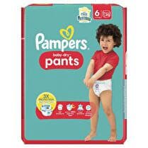 PAMPERS Culottes pants paquet taille 6