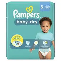 Pampers, Couches taille 5