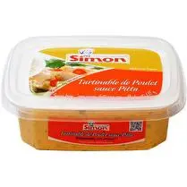 Simon, Tartinable de poulet sauce pitta