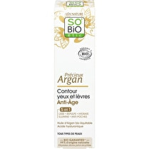 So'Bio étic, Contour yeux et lèvres anti-âge précieux argan