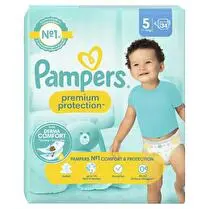 Pampers, Couches géant taille 5