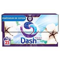 DASH Lessive capsule florale coton
