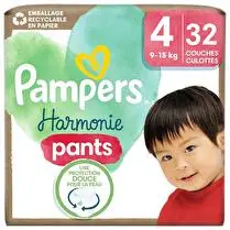 Pampers, Culottes géant taille 4