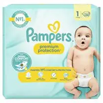 Pampers, Couches taille 1