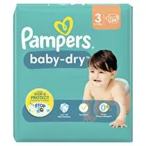 Pampers, Couches taille 3