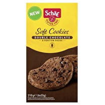 Schär, Soft cookies double chocolate