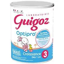 Guigoz, Lait en poudre de croissance 3ème âge boite métal