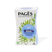 Pagès, Infusion bio Nuit - La boîte de 20 sachets