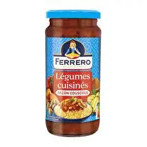 Ferrero, Sauce légumes cuisinés façon couscous