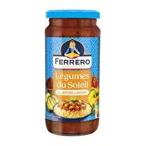 Ferrero, Sauce légumes du soleil aux épices d'orient