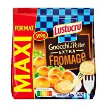 Lustucru, Gnocchi à poêler extra fromage Maxi Format