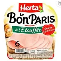 Herta, Jambon à l'étouffée 6 tranches