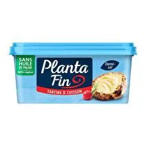 Planta fin, Margarine sans huile de palme & 100 % végétal demi sel
