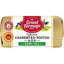 GRAND FERMAGE Beurre moulé Charentes-Poitou demi-sel