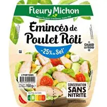 Fleury michon, Émincés de Poulet Rôti taux de sel réduit