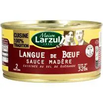 Larzul, Langue de boeuf sauce madère 1/2