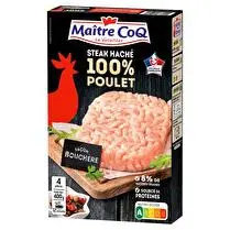 Maître coq, Steak 100 % poulet