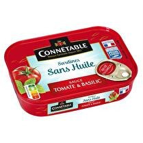 CONNÉTABLE Sardines sauce tomate basilic sans huile 1/6