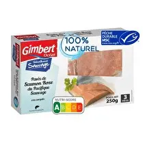 Gimbert Océan, Pavés de saumon rose MSC