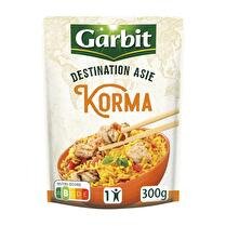 GARBIT Korma riz à l'indienne et curry de poulet