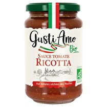 Gusti amo bio, Sauce tomate ricotta