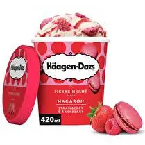Häagen dazs, Pot Macaron Raspberry Strawberry
