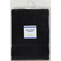 70 x 130, Drap de douche gris anthracite