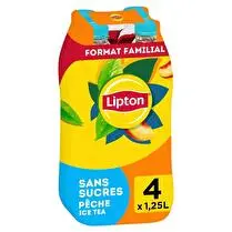 Lipton, Ice tea  Zéro pêche  - Format familial