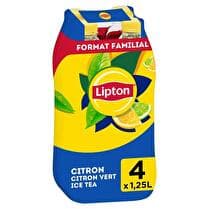 LIPTON Ice tea  Saveur citron citron vert  - Format familial