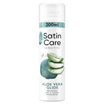 Gillette, Gel à raser satin care aloe vera