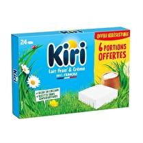 Kiri, Fromage en portions - x 24 dont 6 offertes