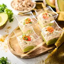 Fabriqué dans nos ateliers, Verrine thon guacamole x 4