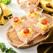 Votre traiteur propose, Verrine surimi ananas x 4