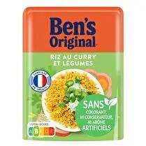 Ben's Original, Riz au curry et légumes 2 min