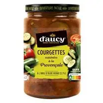 D'aucy, Courgettes cuisinées à la provençale