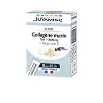 Juvamine, Collagène marin 3000mg beauté 20 sticks de poudre à diluer