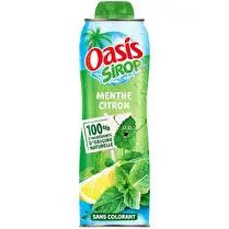 Oasis, Sirop de menthe citron
