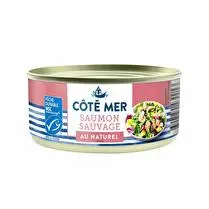 Côté mer, Saumon sauvage au naturel